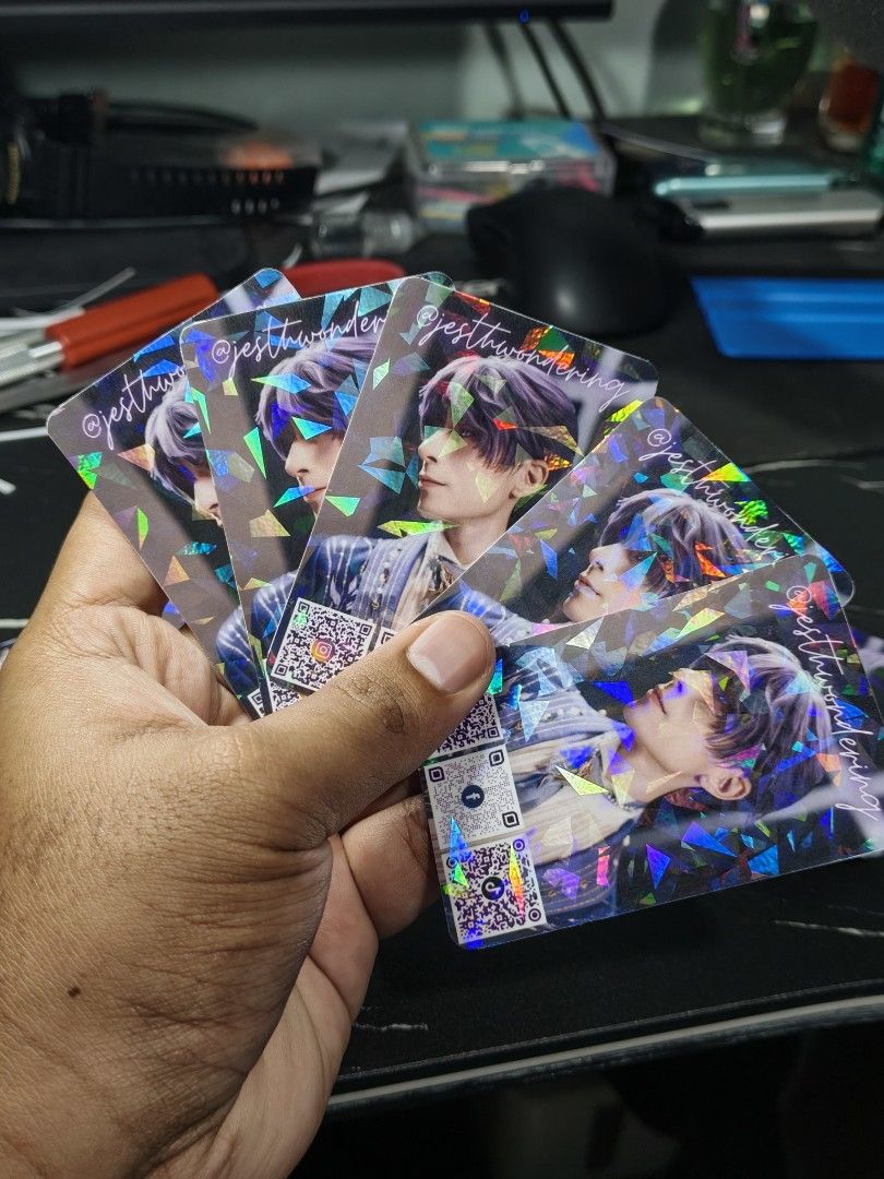 Card Printing Service - Double-face laminated card prints (Category: Art & Prints) located in Minalin. Submitted by martin.exists (Listing ID 1442980338, Image 3). Description: XCS10S.PRINT Standard Series - 70 php (10pcs.) Glitter Series - 80 php (10pcs.) Holo Series - 100 php (10pcs.) Paper: 200gsm Cardstock Size: 5.5 cm x 8.5 cm Important note: We don't offer editing services so you'll have to get your design ready to print. Once the design is
