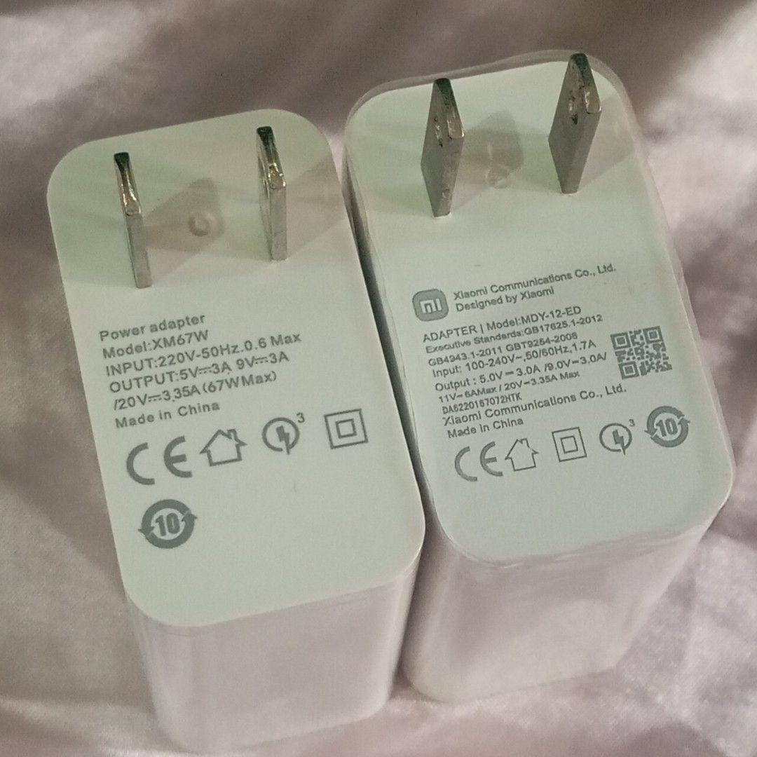 CELLPHONE CHARGERS 45W/67W (Category: Chargers & Cables) located in Paranaque City. Submitted by powerzone0517 (Listing ID 1443034838, Image 2). Description: .