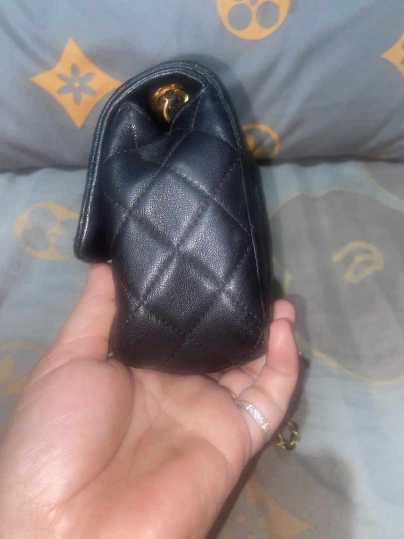 Chanel Black Quilted Leather Classic Flap Bag (Category: Luxury Bags & Wallets) located in Manila. Submitted by baglovers10 (Listing ID 1443042625, Image 3). Description: - Classic Chanel flap bag - Black quilted leather - Gold chain strap - Iconic CC turn-lock closure - Beautiful statement bag.