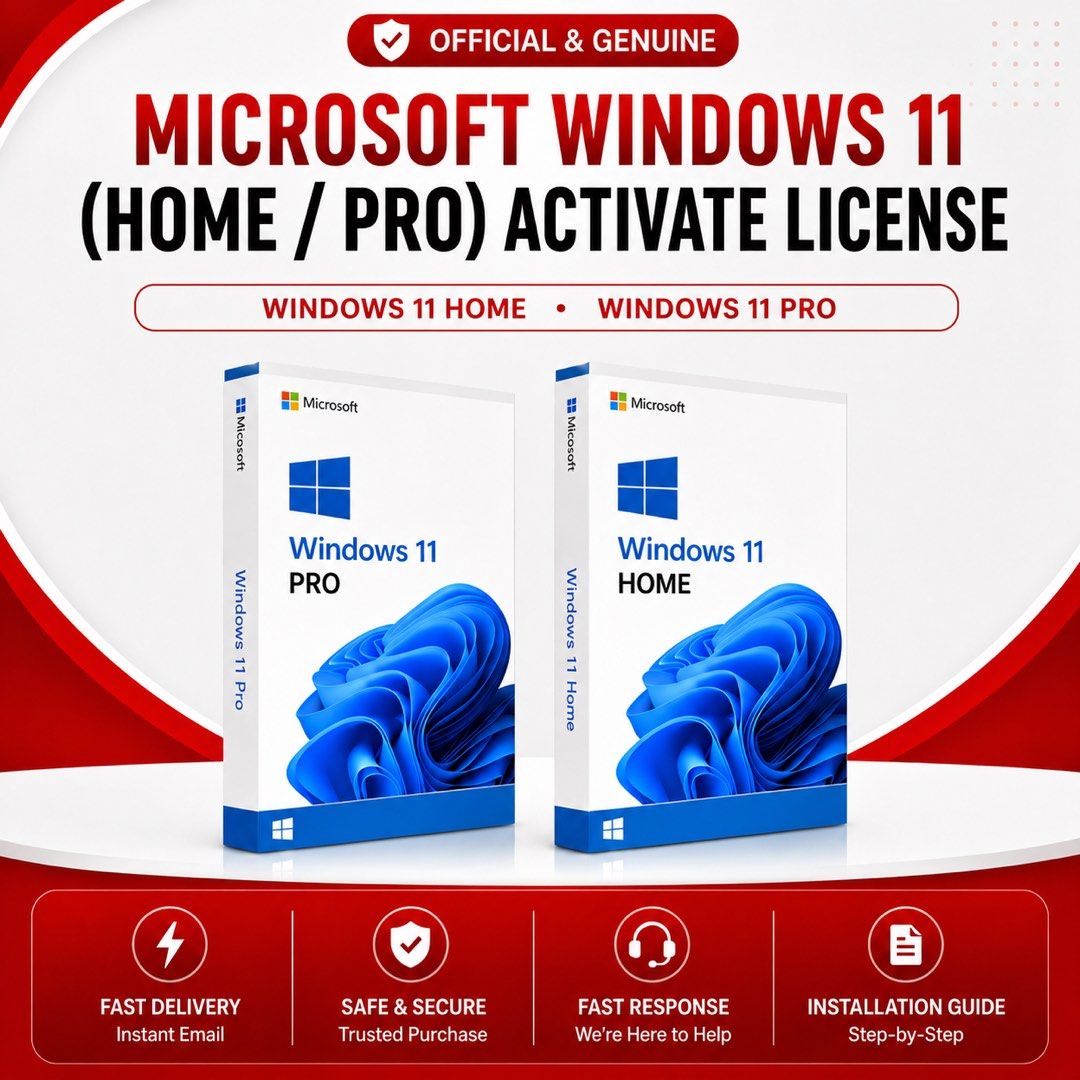 【Cheapest】Windows 11 (Home / Pro)
