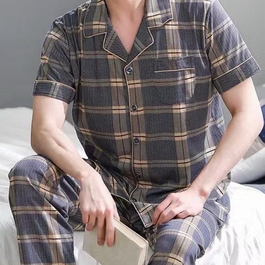 Cloud Cotton men’s sleepwear terno set (Category: Sleep and Loungewear) located in Manila. Submitted by avaclothingph (Listing ID 1443052853, Image 2). Description: .