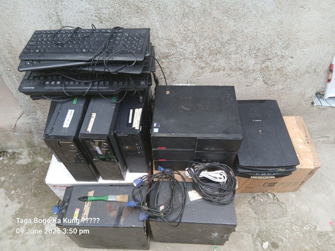 Computer , Monitor and Scanner (Category: Desktops) located in Manila. Submitted by ryancomporal (Listing ID 1443111669, Image 3). Description: SELLING THESE USED SECONDHAND ITEMS : ✅️LENOVO THINK CENTRE (slimtype) SYSTEM UNIT / COMPLETE SET Set number one is i3 4130 - 2,500php for System unit only and 3,000php if Complete Set. Set number 2 is i3 7100 - 3,000php for System Unit only and 3,500php if Complete Set All Set have 8gb ram (ddr3 or ddr4)