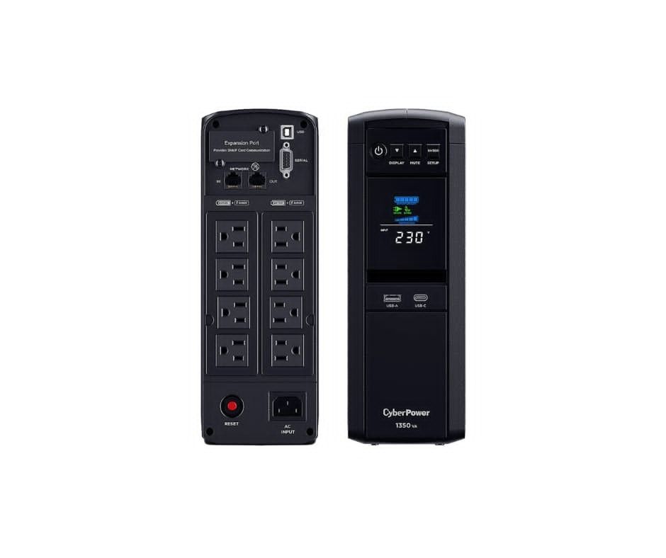 CYBERPOWER CP1350EPFCLCD-NEMA UPS (Category: Other Accessories) located in Caloocan City. Submitted by exomanila-83006 (Listing ID 1443002892, Image 1). Description: CYBERPOWER CP1350EPFCLCD-NEMA UPS 1350VA / 810W Pure Sine Wave Line-Interactive UPS Price: ₱12,100 VAT Inclusive Limited Stocks Available Protect your critical devices from power interruptions, voltage fluctuations, and unexpected outages with the CyberPower CP1350EPFCLCD-NEMA UPS. D