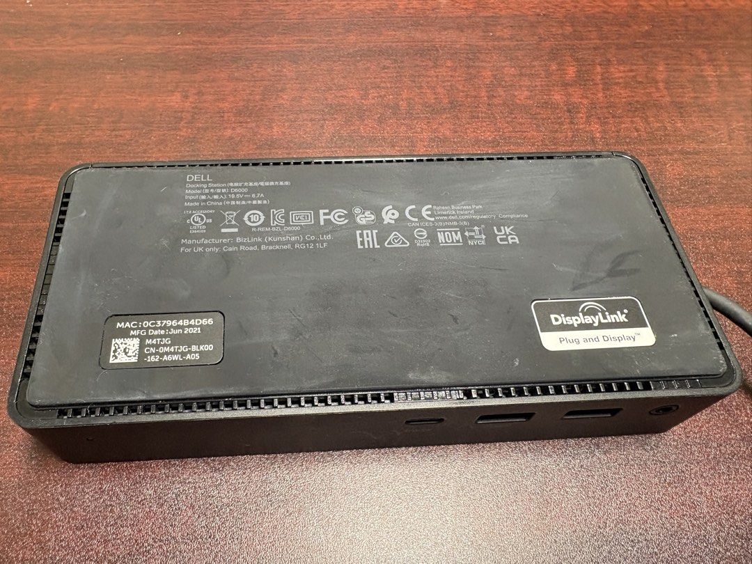 Dell D6000 Docking Station 130W AC Adapter478226900195092481
