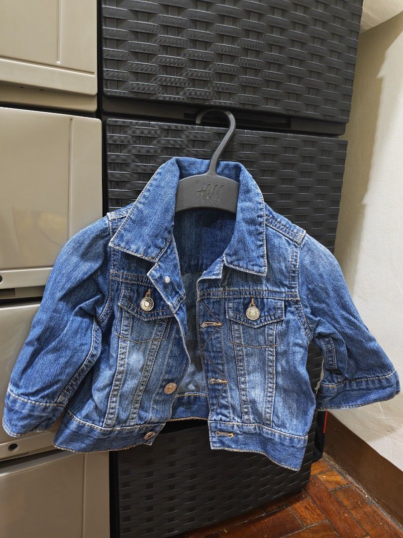 denim jacket for baby (Category: Babies & Kids Fashion) located in Santa Rosa. Submitted by authenticsforless (Listing ID 1442991767, Image 2). Description: good for 12-18 months.
