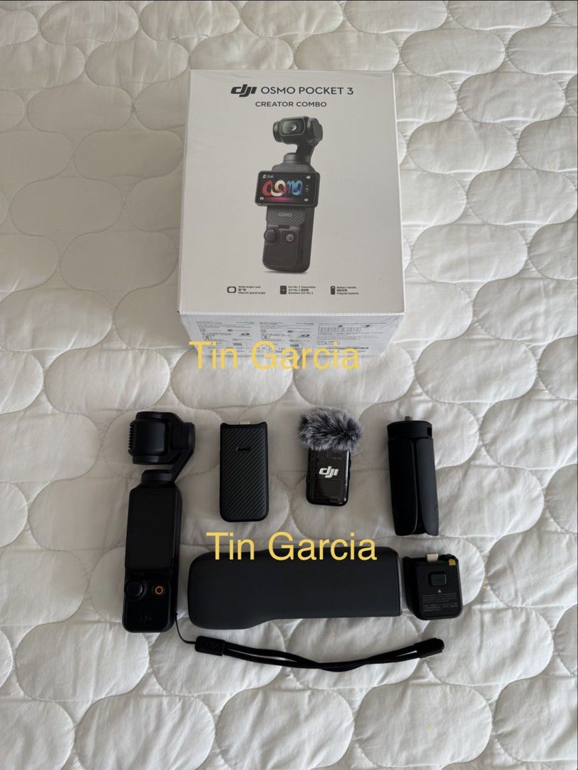 DJI Osmo Pocket 3 Creator Combo Gimbal Camera (Category: Cameras) located in Naga. Submitted by declu.eve (Listing ID 1442945588, Image 1). Description: Price Slightly negotiable - DJI Osmo Pocket 3 Creator Combo - Complete vlogging and content creation package - Includes: Gimbal, microphone, handle extension, protective case - Also includes: Small tripod, charging accessory -Bought in Megamall with receipt - Used once!! Rfs: will upgrade to nano