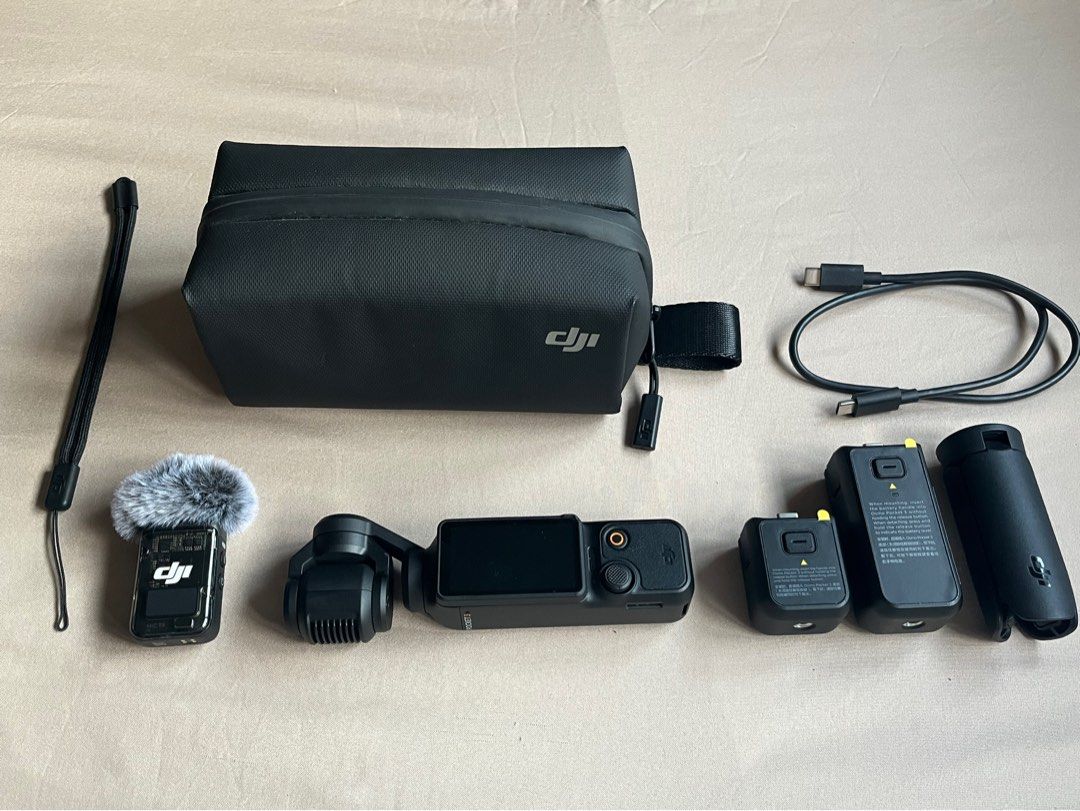 DJI Osmo Pocket 3 SET! (Category: Video Cameras) located in Manila. Submitted by spacetown (Listing ID 1443024864, Image 1). Description: Original DJI Osmo Pocket 3 creator’s combo + accessories in great / bnew condition Bought April 2026 at DJI SM Aura - Unit and combo - SD Card - Standing tripod - Magnetic tripod CAN SWAP FOR CANON G7X + add.