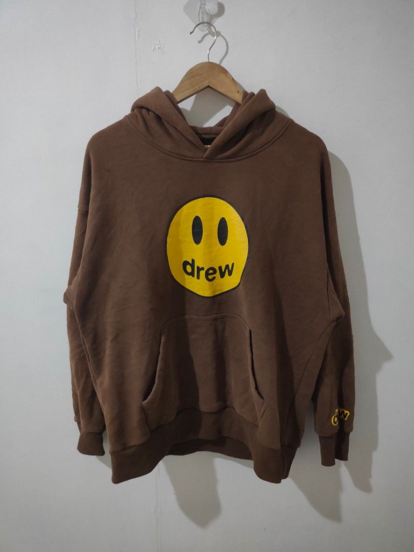 Drew House Hoodie Choco Brown (Category: Hoodies) located in Ozamiz City. Submitted by outregrails (Listing ID 1442956900, Image 2). Description: Excellent condition Size Medium on tag Dimes 24x27(best fits lrge).