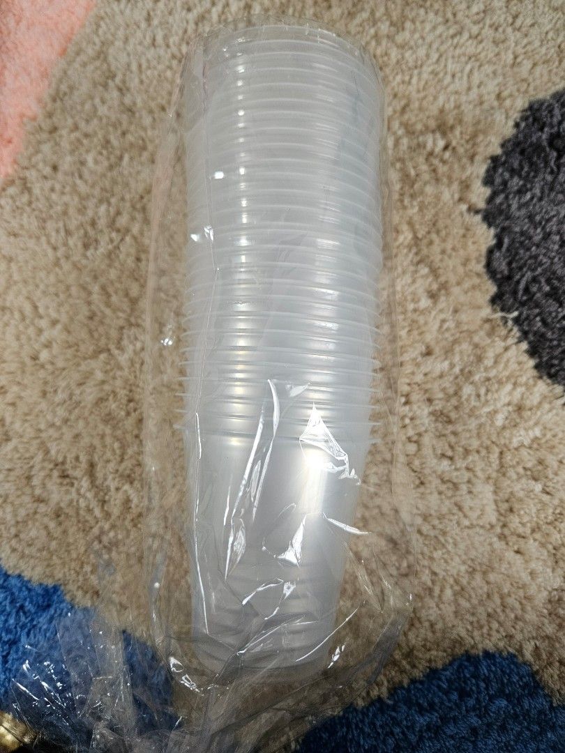 Drinking Plastic Cups (Category: Occasions & Party Supplies) located in Singapore. Submitted by lemonmocha (Listing ID 1442928049, Image 1). Description: Drinking Plastic Cups 👉 $3 meetups @ CCK/Great World 👉 Total quantity: 26 #party #supplies #wedding #event #plastic #cup #booth #fnb #arts #crafts #project #resin.