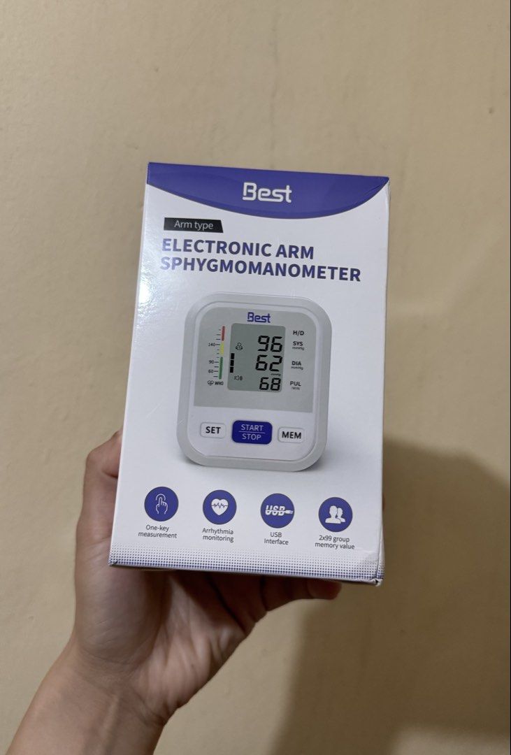 ELECTRONIC ARM SPHYGMOMANOMETER (Category: Medical Supplies & Tools) located in Cainta. Submitted by cubic01 (Listing ID 1442976900, Image 1). Description: .