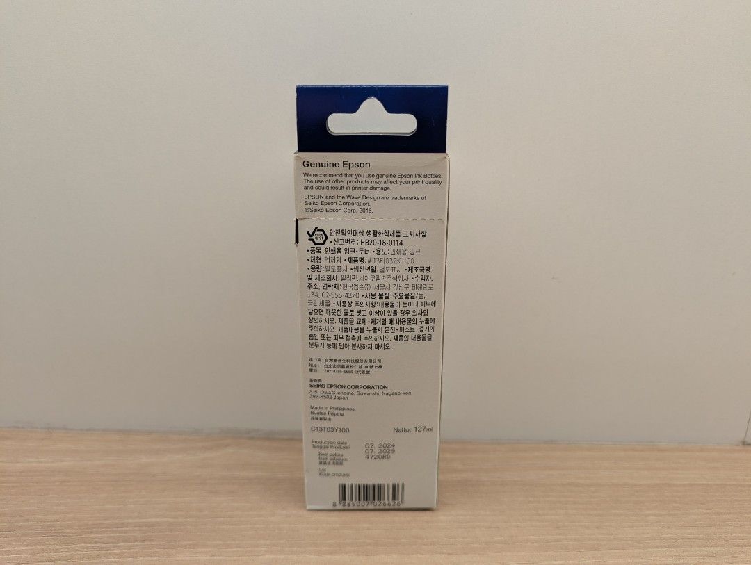 Epson 001 Black Ink Tank Printer Refill478507511117916161
