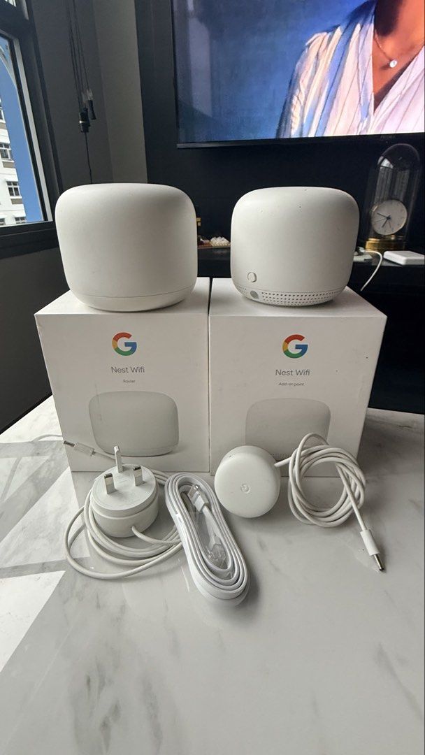 Google Nest Wifi Router + Point (2-Pack)