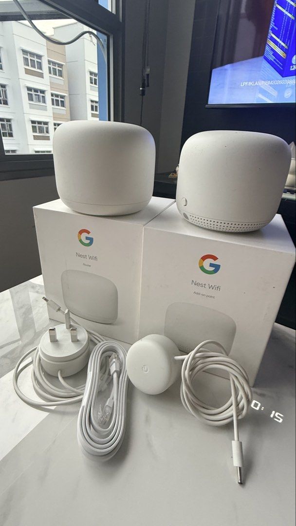 Google Nest Wifi Router + Point (2-Pack)478522144897771521