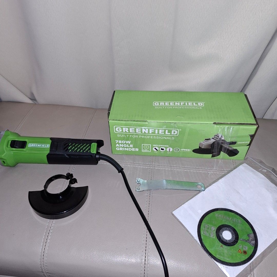 Greenfield 780w angle grinder (Category: Construction Tools & Equipment) located in Manila. Submitted by john-trade (Listing ID 1443068185, Image 1). Description: .