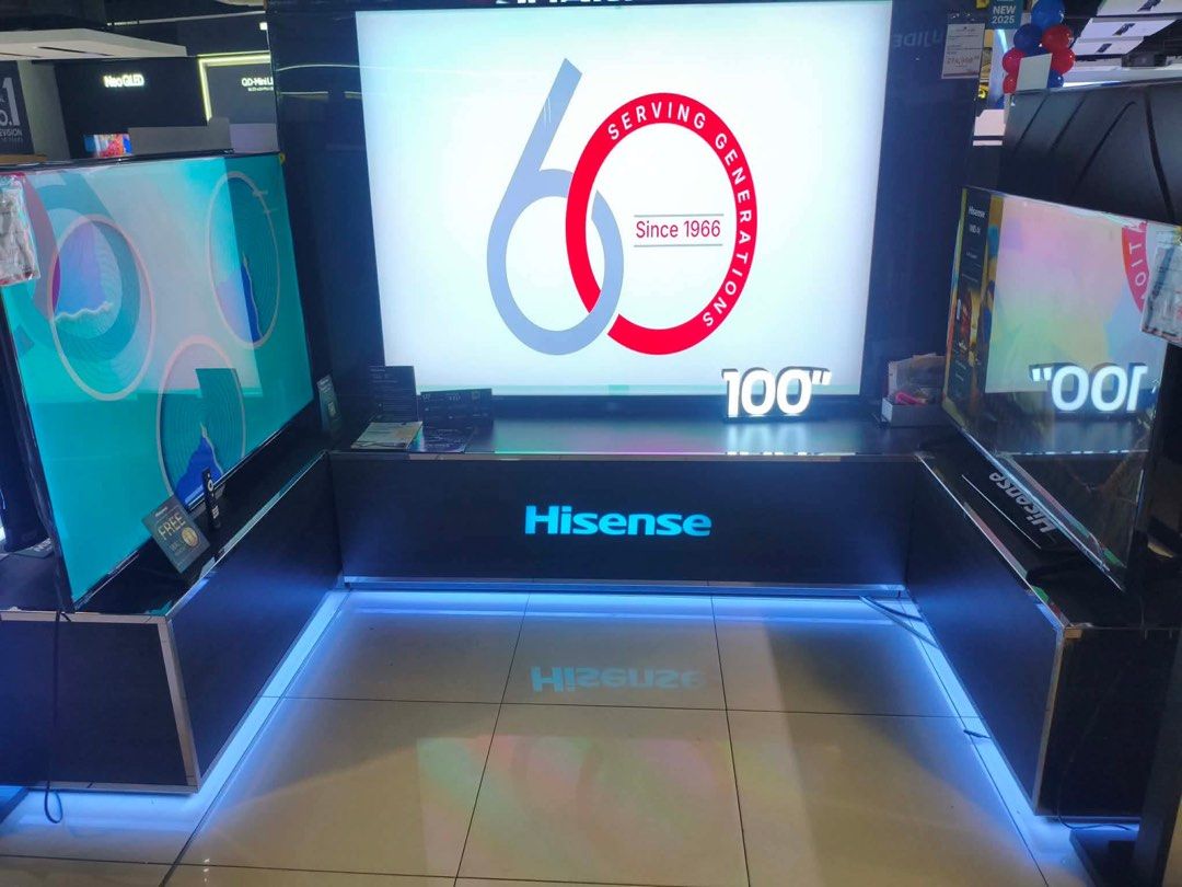 HISENSE SMART GOOGLE TV (Category: TV) located in Quezon City. Submitted by annys.online (Listing ID 1443069880, Image 1). Description: Hisense SMART GOOGLE TV 32A4Q-9,200 43A4Q - 13,500 32Q5S QLED VIDA- 10,900 43A6Q uhd vida- 17,000 55A6Q uhd vidaa - 20,800 65A6Q uhd vidaa -30,200 75A6Q uhd vidaa - 41,800 QLED VIDAA 43Q6Q - 17,700 50Q6Q - 20,600 55Q6Q -24,200 65Q6Q - 35,900 75Q6Q - 52,000 85Q6Q - 74,900 QLED GOOGLE 55Q7Q - 25,200 65Q7Q - 36,200 