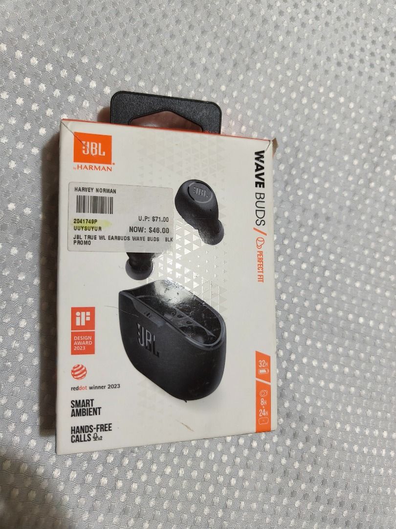 JBL True Wireless Wave Buds Black478476281631232001