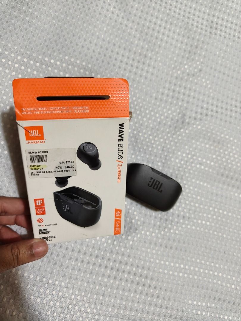 JBL True Wireless Wave Buds Black478476281631232000