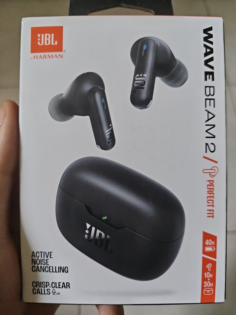 JBL Wave Beam 2 True Wireless Earbuds - Black