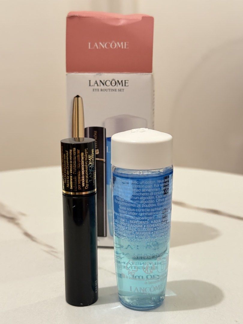 Lancome bifacil cleanser and mascara set (Category: Makeup) located in Quezon City. Submitted by quirksandcurls (Listing ID 1443066481, Image 2). Description: .