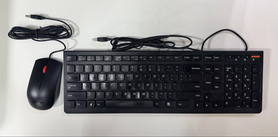 Lenovo Essential Wired Keyboard and Mouse Combo - US English