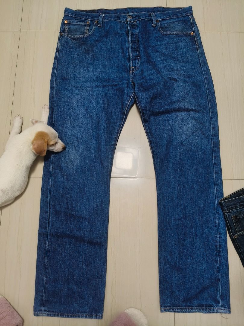 Levi's 501 Jeans W40 L34 (Category: Jeans) located in Calamba. Submitted by calmbird.6330a9 (Listing ID 1443093919, Image 3). Description: - Bundle of assorted Levi's jeans - Includes various washes and styles (dark wash, black, light blue) - Perfect for stocking up on wardrobe essentials - Please check photos for individual item details.