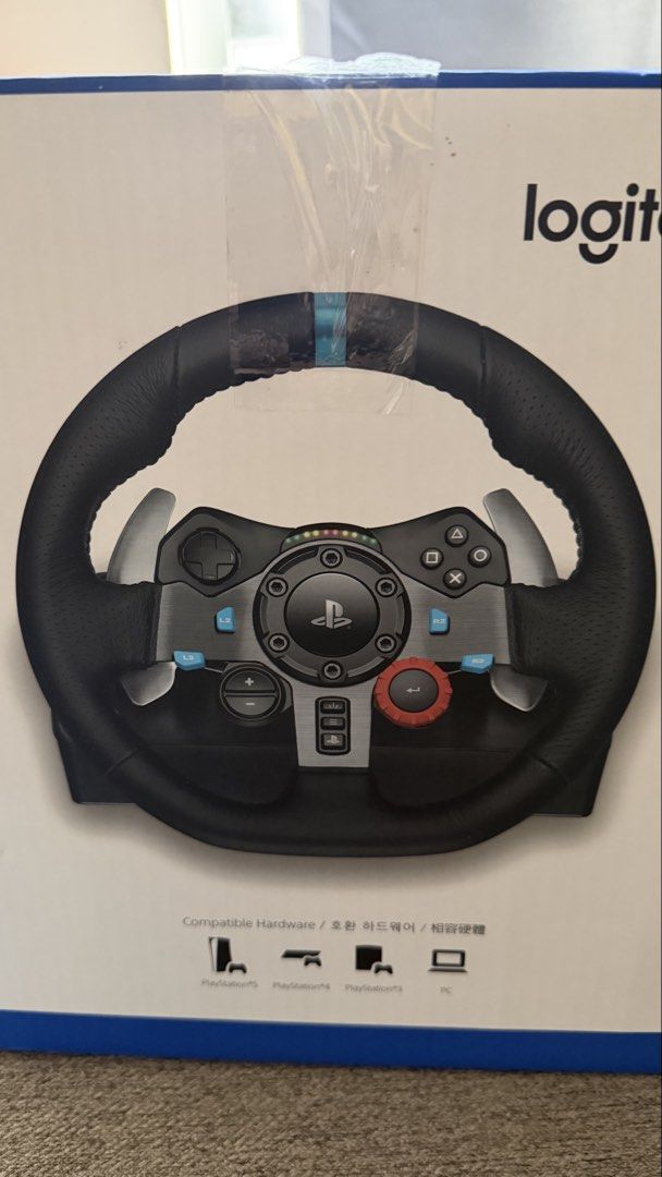 Logitech G29 Driving Force Shifter & Wheel for PlayStation (Category: Controllers) located in Quezon City. Submitted by adiladi555 (Listing ID 1442994472, Image 1). Description: Logitech G29 (Complete Set) with box 18k brand new price Loc: QC near Trinoma All working RUSH Rfs: need funds.