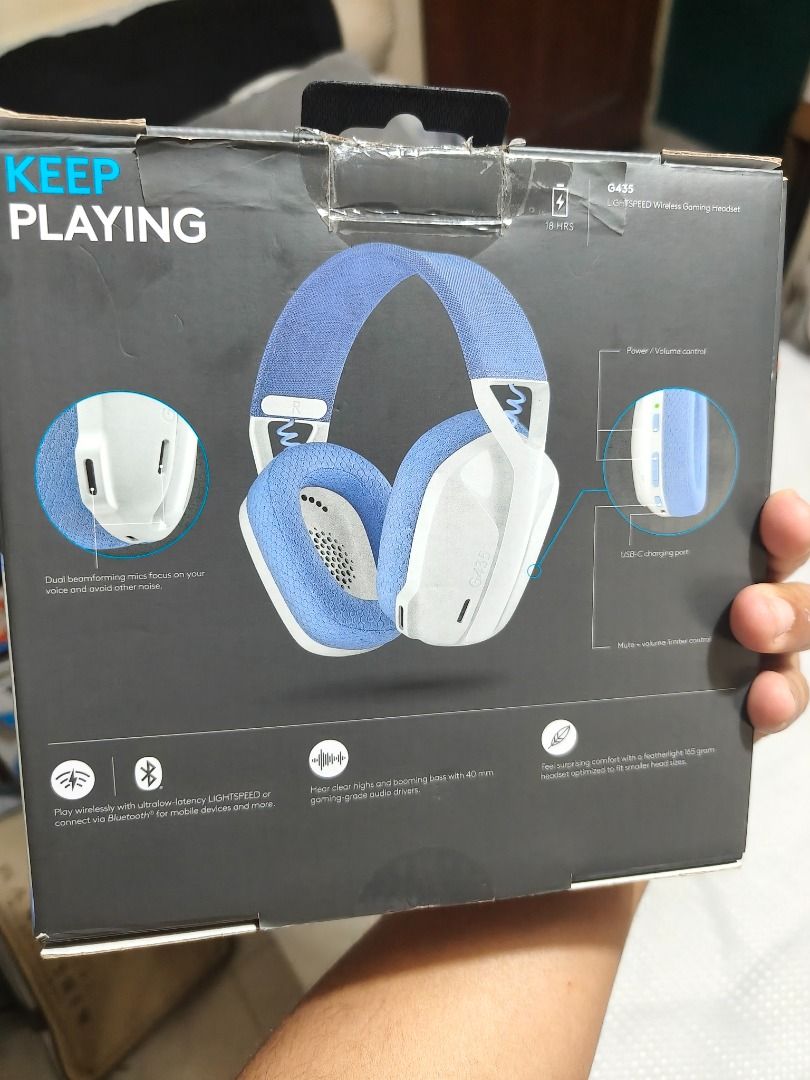 Logitech G435 WIRELESS Gaming Headset478537647979253762