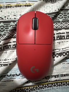 Logitech G PRO X SUPERLIGHT Red Wireless Mouse488885958907023360