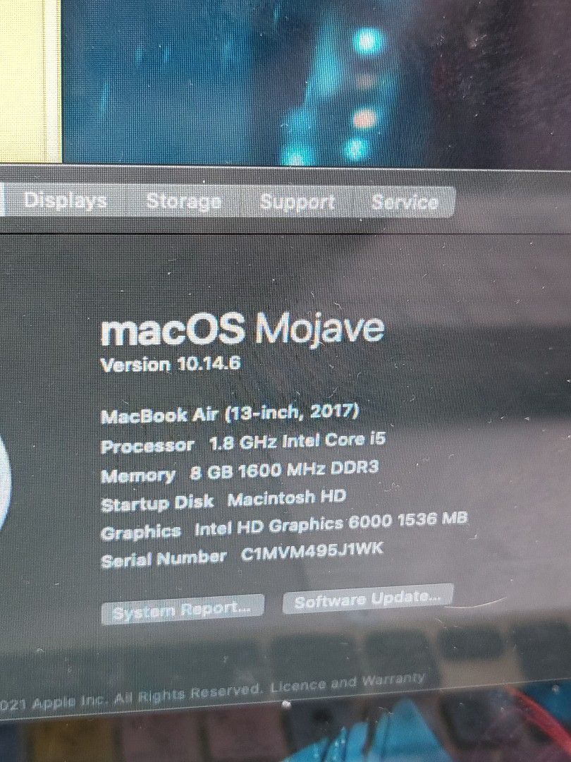 Macbook Air 13 inch 2017478485439506042883