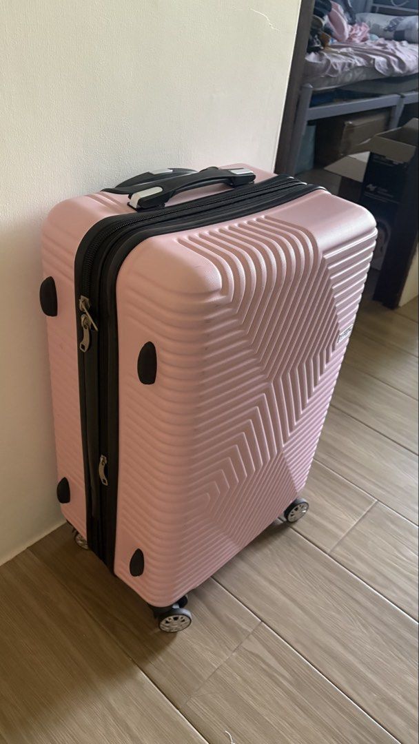 Medium pink luggage from korea (Category: Luggage) located in Bulacan. Submitted by msdavid (Listing ID 1442960039, Image 1). Description: Last price posted Expandable Used for 1 day korea to philippines .