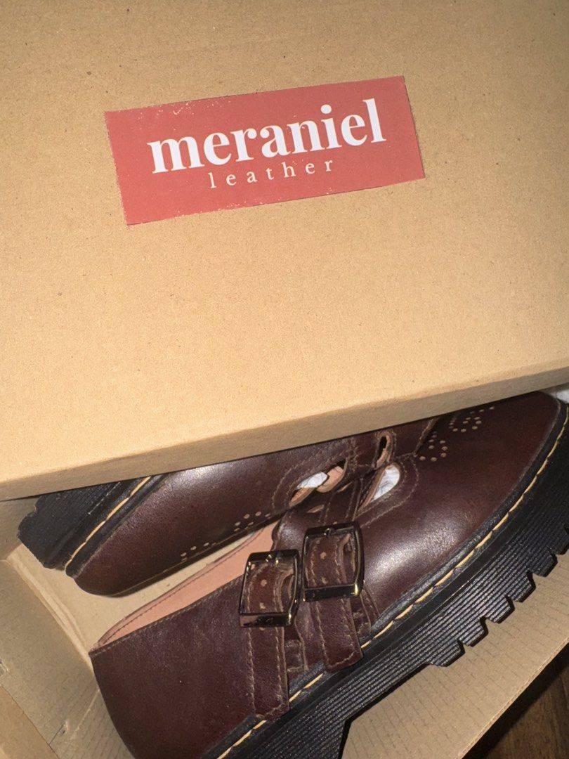 Meraniel Ronniel Loafers in Espresso (Category: Loafers) located in Makati City. Submitted by treatyourself127 (Listing ID 1438058282, Image 1). Description: ☕️ SELLING: Ronniel Loafers in the color Espresso (size 8 W) ☕️ RFS: 1 size too big for me This pair is special to me because I was the very first person to pre-order this style in the color Espresso back in November 2024. ☕️🥹 Would be happy to re-home to someone who wouldn’t mind the sligh