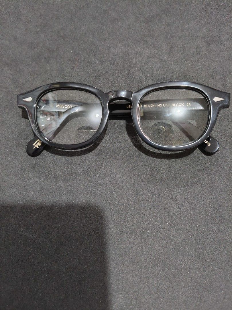 Moscot lemtosh OEM 7 barrel hinge black Size 46. No case, a generic case will be provided (Category: Sunglasses & Eyewear) located in Manila. Submitted by maxineamber (Listing ID 1443055174, Image 1). Description: Moscot lemtosh OEM 7 barrel hinge black Size 46.