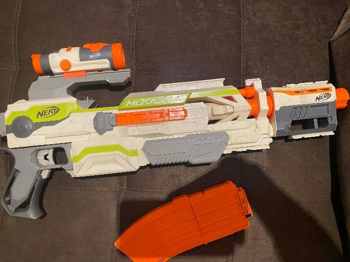 Nerf gun take all (negotiable) (Category: Action & Battle Toys) located in Bacoor. Submitted by xli11 (Listing ID 1443002103, Image 3). Description: RFS funds.