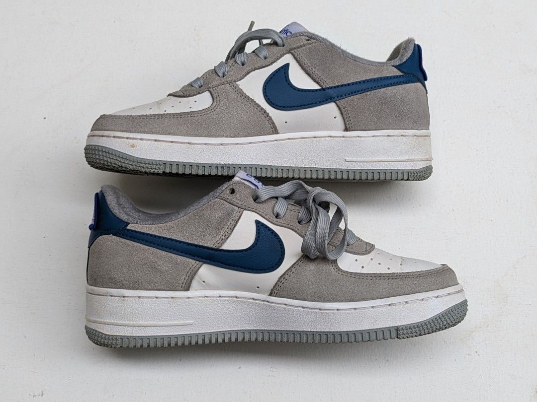 Nike Airforce 1 athletic Size 7.5 womens (Category: Sneakers) located in Manila. Submitted by kijikthings (Listing ID 1442980786, Image 3). Description: 🚨AF1 '07 LV8 'Athletic Club Marina Blue' grey white blue Authentic Size: US 7.5 womens | EUR 38.5 | CM 24 🏷️ ₱ 1,499.