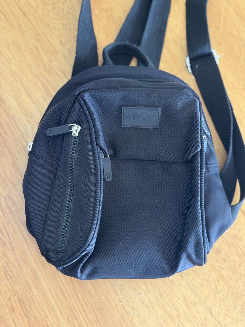 Nuprene Raya Mini Backpack (Category: Backpacks) located in Pasig City. Submitted by smayc_21 (Listing ID 1443000257, Image 3). Description: -Excellent Condition -Water resistant.