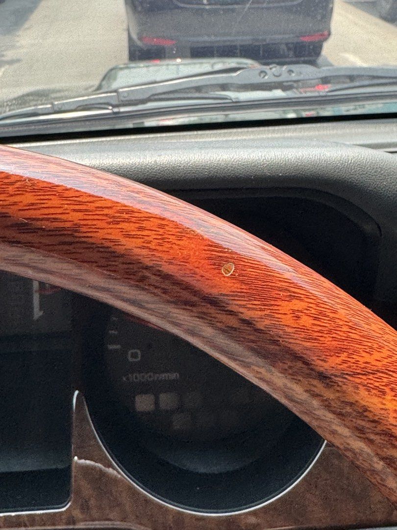 Pajero fieldmaster wood steering wheel (Category: Body Parts and Accessories) located in Quezon City. Submitted by spectre01 (Listing ID 1442974203, Image 3). Description: FOR SALE‼️ wooden steering wheel ( for fm or gen 2) BARE (no airbag and center piece) Price- 22k php Victoneta malabon Pm lang po.