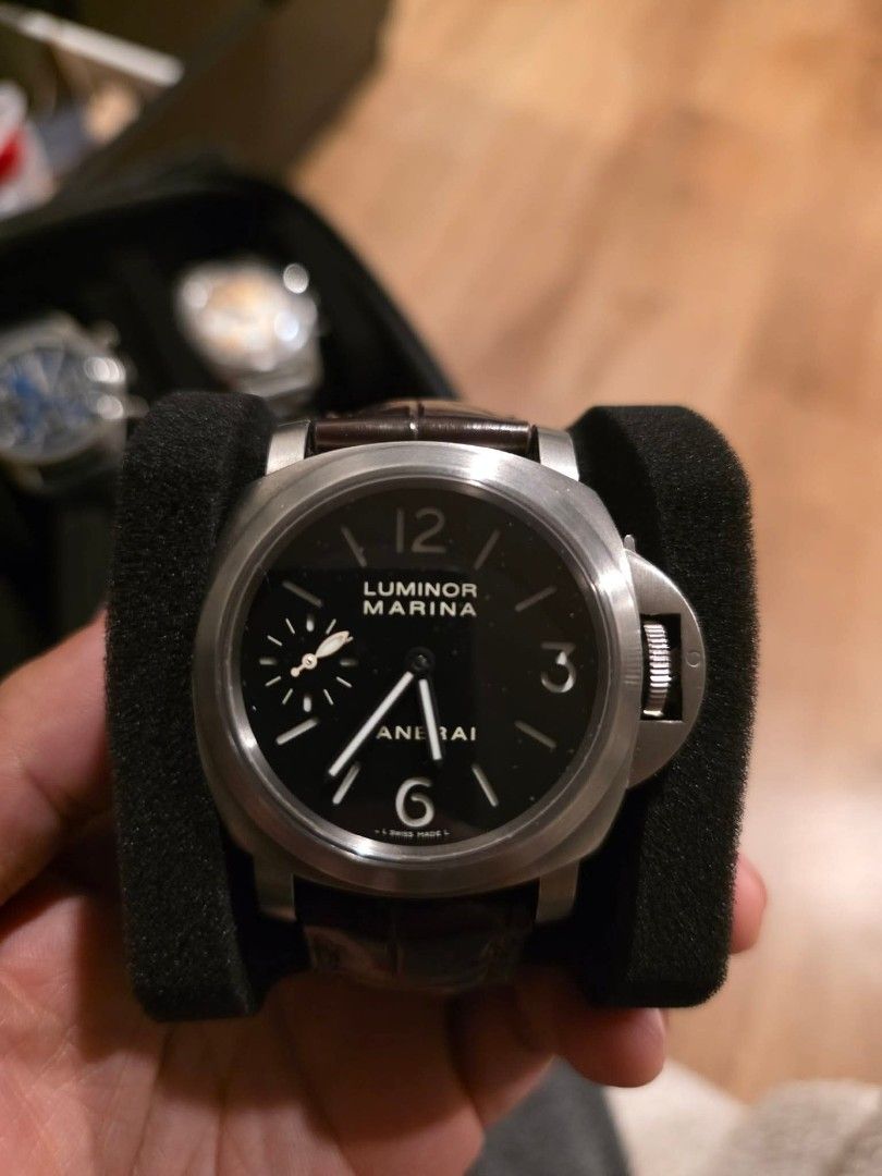 Panerai Pam177 titanium (Category: Men's Watches) located in Cauayan City . Submitted by watchsec (Listing ID 1442999743, Image 2). Description: 9/10 complete set 1 rubber 1 extra custom leather strap price firm.