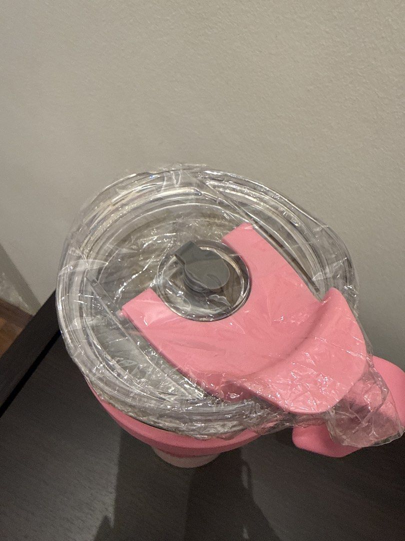 Pink Tumbler Mug with Handle478442504880148481