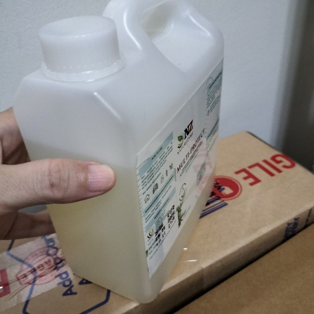 Plant based disinfectant fresh pine scent (Category: Detergents) located in Paranaque City. Submitted by decluttering-all (Listing ID 1442933615, Image 2). Description: Plant based disinfectant fresh pine scent 1 liter, nabawasan ng konti P180 only recently bought, good condition decluttering pick-up beside Toyota Bicutan Paranaque payment through BPI or gcash.