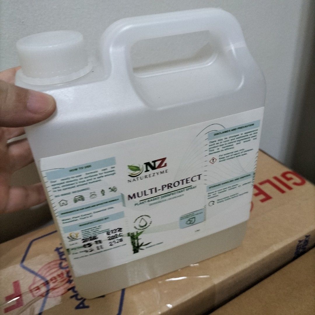 Plant based disinfectant fresh pine scent (Category: Detergents) located in Paranaque City. Submitted by decluttering-all (Listing ID 1442933615, Image 1). Description: Plant based disinfectant fresh pine scent 1 liter, nabawasan ng konti P180 only recently bought, good condition decluttering pick-up beside Toyota Bicutan Paranaque payment through BPI or gcash.