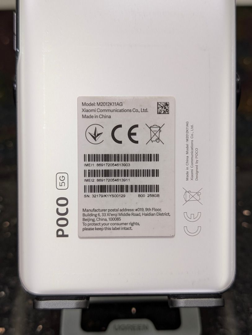 POCO F3 5G 256GB Arctic White (Category: Xiaomi) located in Hagunoy. Submitted by tensided (Listing ID 1443101546, Image 3). Description: POCO F3 5G 256GB Arctic White Can play games without issue. - 256GB Storage + 8GB RAM - Battery was already replaced - crDroid 12 is installed; can revert back to stock ROM if you want - Original box included PRICE IS NEGOTIABLE TO SURE BUYERS! RFS: New phone; unused Can do meetups at: - Robinsons Malolos - SM 