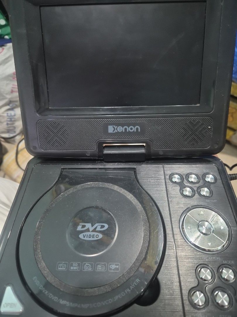 Portable dvd player (Category: Portable Music Players) located in Lucena. Submitted by jean.marian (Listing ID 1443003296, Image 1). Description: still looking for the charger. will update the list if nahanap ko na just to be sure that the item is still working.