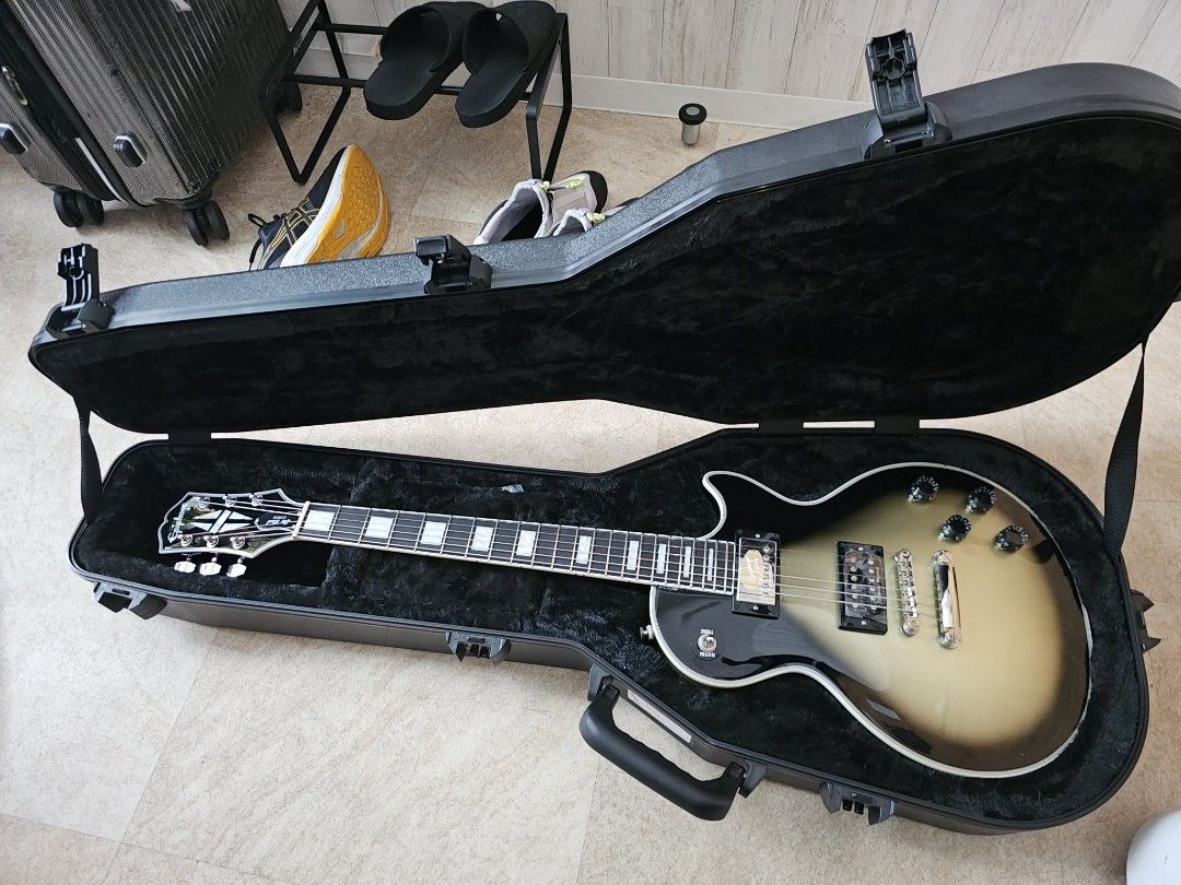 PRS, Gibson, Fender Epiphone Les Paul Electric Guitar with Hard Case (Category: Musical Instruments) located in Manila. Submitted by tonyferrer (Listing ID 1443108157, Image 3). Description: Repost: FB disabled my market place access. Epiphone Adam Jones - Korin Faught Purchased directly from Japan last May 2026. Brand new display unit. Setup by Mukstation last June 4, 2026. No issues Meet up only: weekend - lrt mrt stations. Price: 58000 pesos.