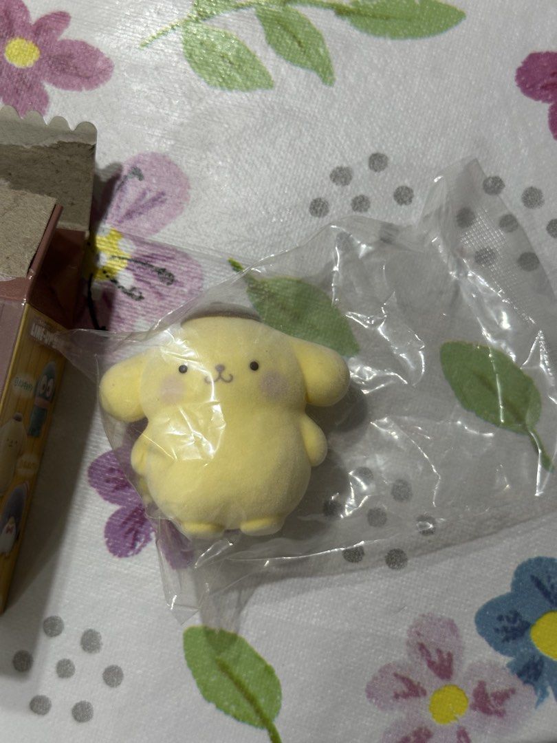 Sanrio Pompompurin Figure Bandai 2025 (Category: Designer & Blind Box Toys) located in Singapore. Submitted by jjzone (Listing ID 1442990413, Image 2). Description: - Authentic Pompompurin figure - Brand new, still sealed in original plastic packaging - Comes with original box.