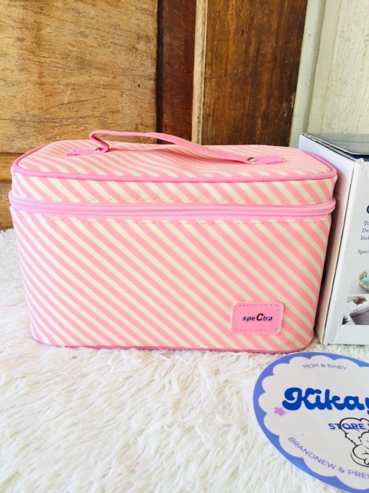 Spectra insulated bag (Category: Breastfeeding & Bottle Feeding) located in Manila. Submitted by kikay.store.ph30 (Listing ID 1442936522, Image 2). Description: ❗NEW ARRIVAL❗🇱🇷 Spectra insulated bag Condition : good as new Working well Inclusion : bag - ice pack - 2 bottles spectra Price: 700 MOP: GCASH, BDO, MOD: SCO FOR SHIPPING PURPOSE, BUS SHIPPING, JNT, LBC ♥️ 1 day reservation ONLY ♥️ No to rush shipping ♥️ No free shipping ♥️ No return n