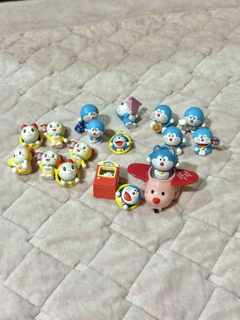 17pcs Take All Doraemon & Dorami-chan Miniature Figures (Category: Designer & Blind Box Toys) located in Davao. Submitted by favoritepreloved (Listing ID 1443104242, Image 1). Description: .