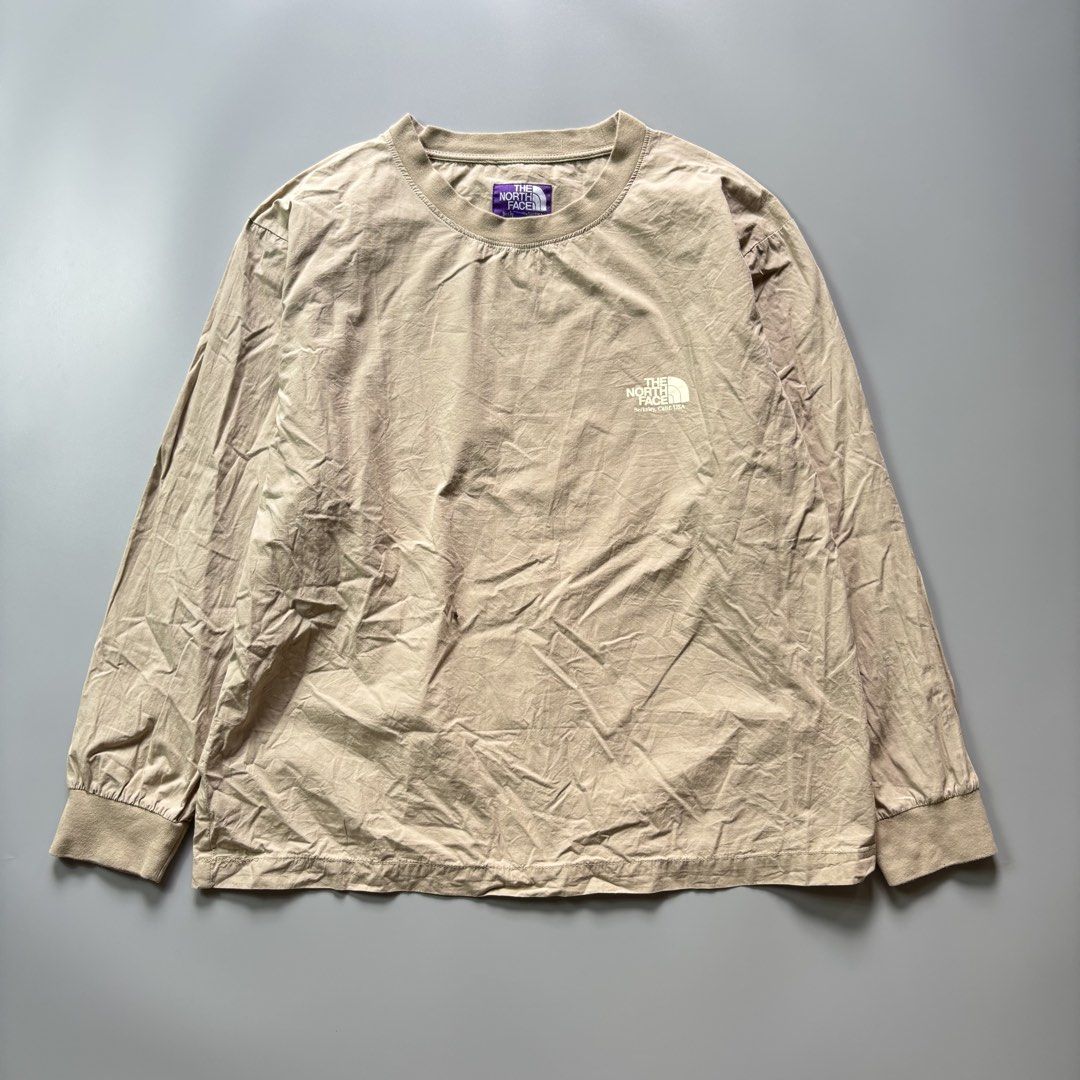 THE NORTH FACE PURPLE LABEL LONGSLEEVE (Category: Coats, Jackets and Outerwear) located in Manila. Submitted by don444 (Listing ID 1442992057, Image 1). Description: THE NORTH FACE PURPLE LABEL size S on tag 23x26 good condition ₱700 📍North Caloocan.