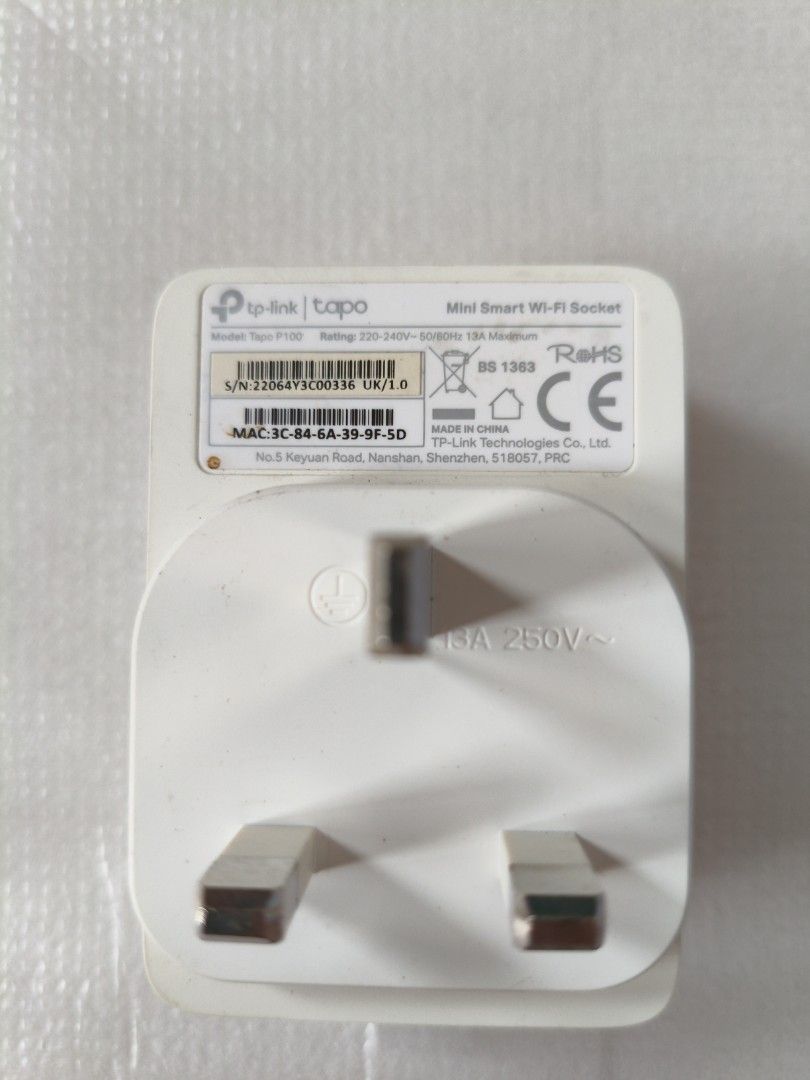 TP-Link Tapo Mini Smart Wi-Fi Socket P110478359297825843202