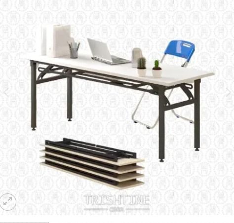 TRT-001 | Foldable Training Table (Category: Tables & Sets) located in Caloocan City. Submitted by jimtapitan_trishtinecorp. (Listing ID 1442984654, Image 1). Description: - Long white folding table - Sturdy metal frame - Ideal for events, meetings, or as an extra workspace - Folds flat for convenient storage - Multiple units available DISCLAIMER: Price is for Posting Purposes Only.