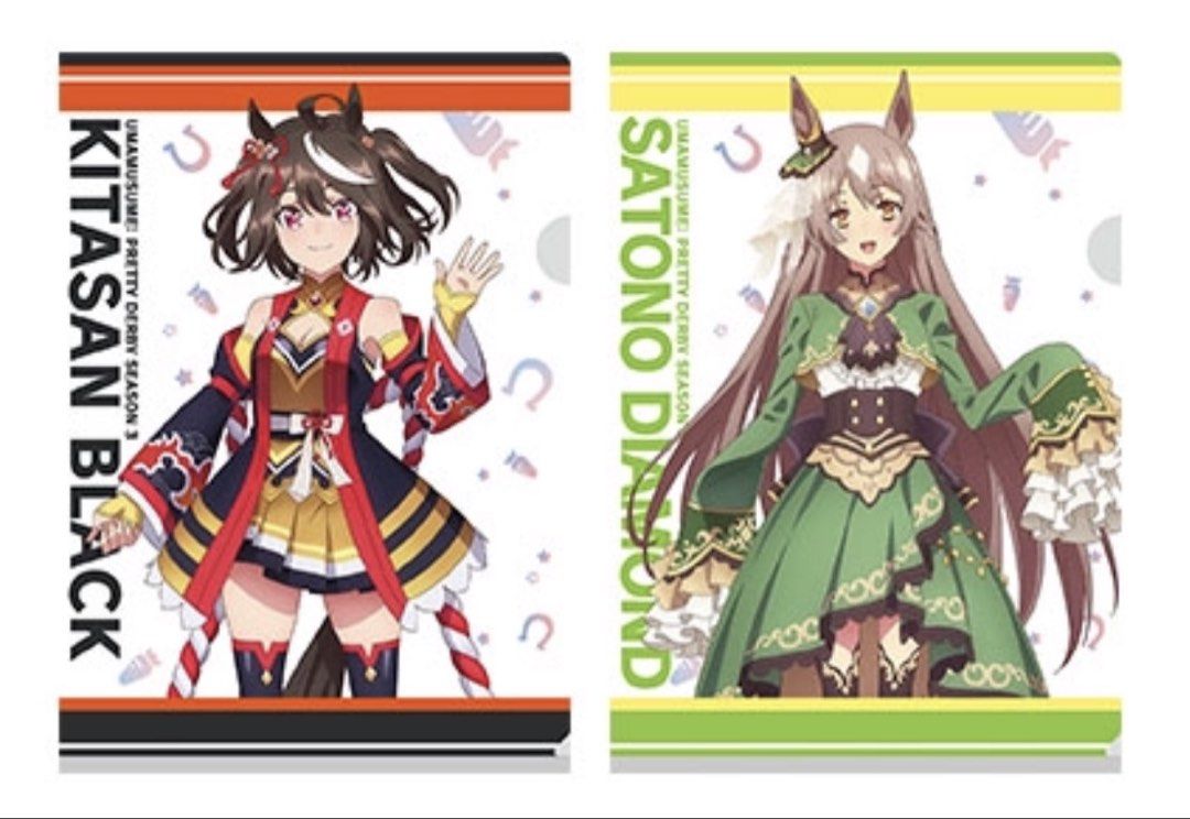 Uma Musume A4 Clear File Sets (per set/ take all) (Category: Stationery & School Supplies) located in Taguig. Submitted by lae.onlineshop (Listing ID 1442933542, Image 3). Description: Uma Musume A4 Clear File Sets *Brand new/ Unopened. SOLD AS SETS ONLY. *Ichiban Kuji Uma Musume Pretty Derby Season 3 *THE COLOR MAY SLIGHTLY DIFFER FROM ACTUAL DUE TO LIGHTING AND/OR SCREEN RESOLUTION. Release date: December 2023 OPEN FOR TAKE ALL‼️ PER *SET: 175.